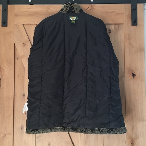 Cabela’s Christmas Reindeer Coat Jacket Size L - Picture 3 of 4